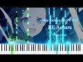 RE Aoharu Blue Archive 4th PV 2nd Anniversary PV OST Piano Tutorial Sheet RE Aoharu Blue Archive 4th PV 2nd Anniversary PV OST Piano Tutorial Sheet
