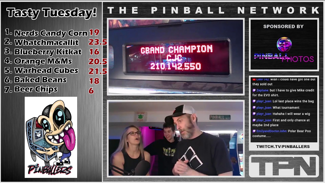TPN Live - The PinBallers live with X-Men and Tasty Tuesday
