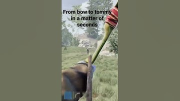 Killing a duo with bow on rust console, picked up tommy and deleted his teammate