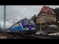🇩🇪🇨🇿🇦🇹Поезда среди холмов Саксонской Швейцарии/Trains among the hills of Saxon Switzerland