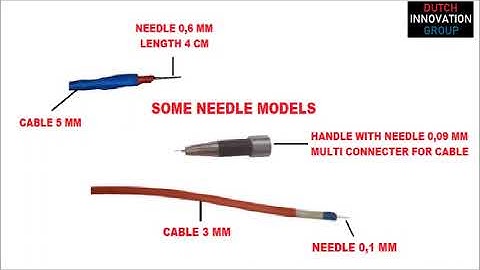Thermic needle 65 degrees Celsius during a MRI scan in progress at an university hospital in NL...