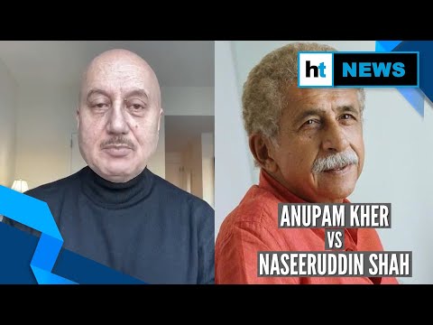 Watch Anupam Khers frustrated counter to Naseeruddin Shahs clown jibe