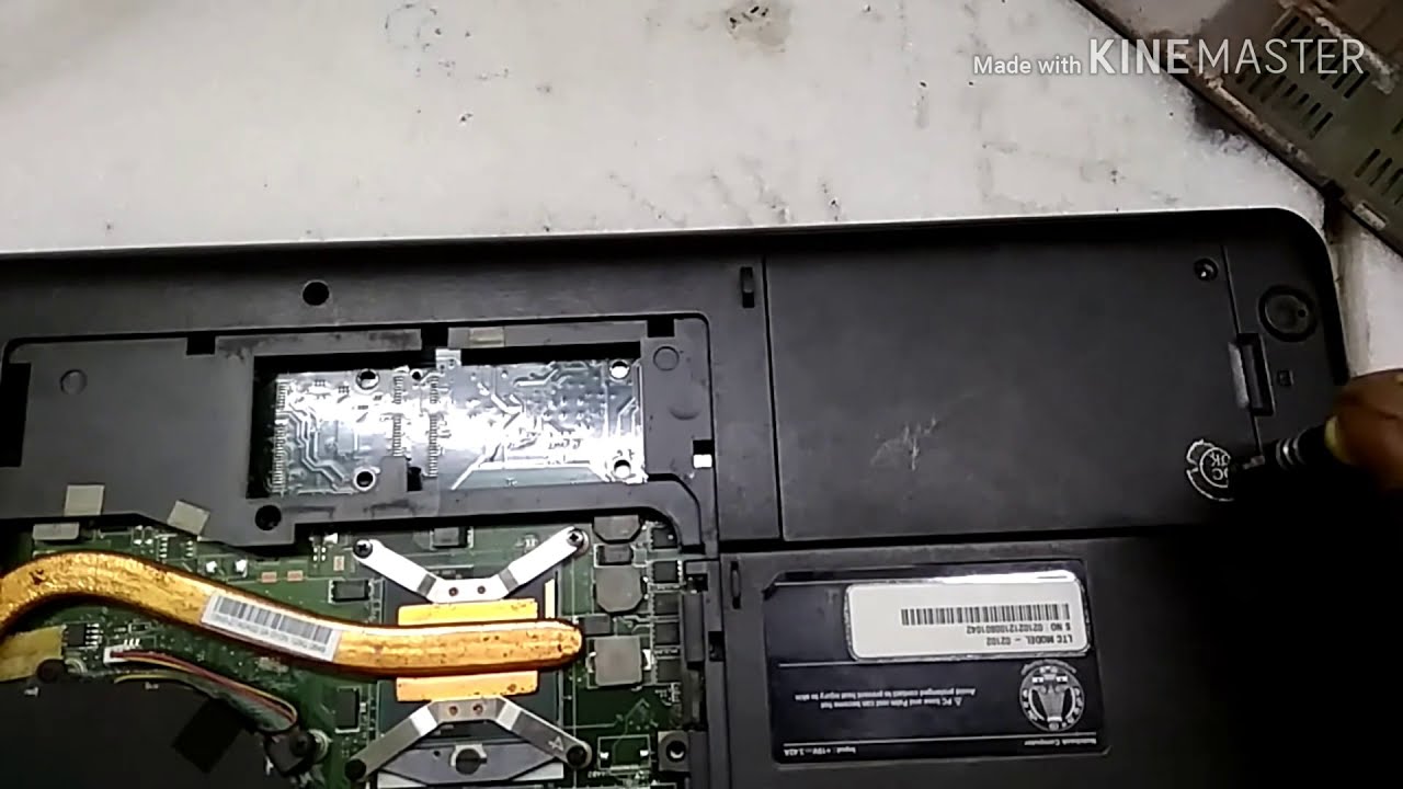 HCL GOVERNMENT LAPTOP RAM & HARD DRIVE REMOVE