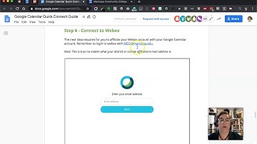 Connect Your Google Calendar and Webex