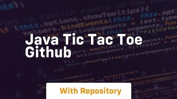 java tic tac toe github