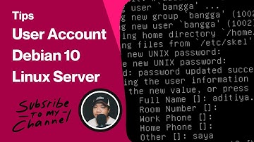 Cara Membuat User di Linux Debian 10 - Base Newbie