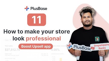 How to make the store look professional - Boost Upsell App | PlusBase Hindi Tutorial