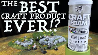 The EASIEST Spray Foam Hills for D&D and Wargaming!?!?! (D&D Crafting)