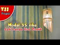 MODAL 35 RIBU, BIKIN LAMPU HIAS CANTIK