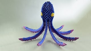 How to make paper KRAKEN ✿ 3D Origami octopus, poulpe How to make paper KRAKEN ✿ 3D Origami octopus, poulpe