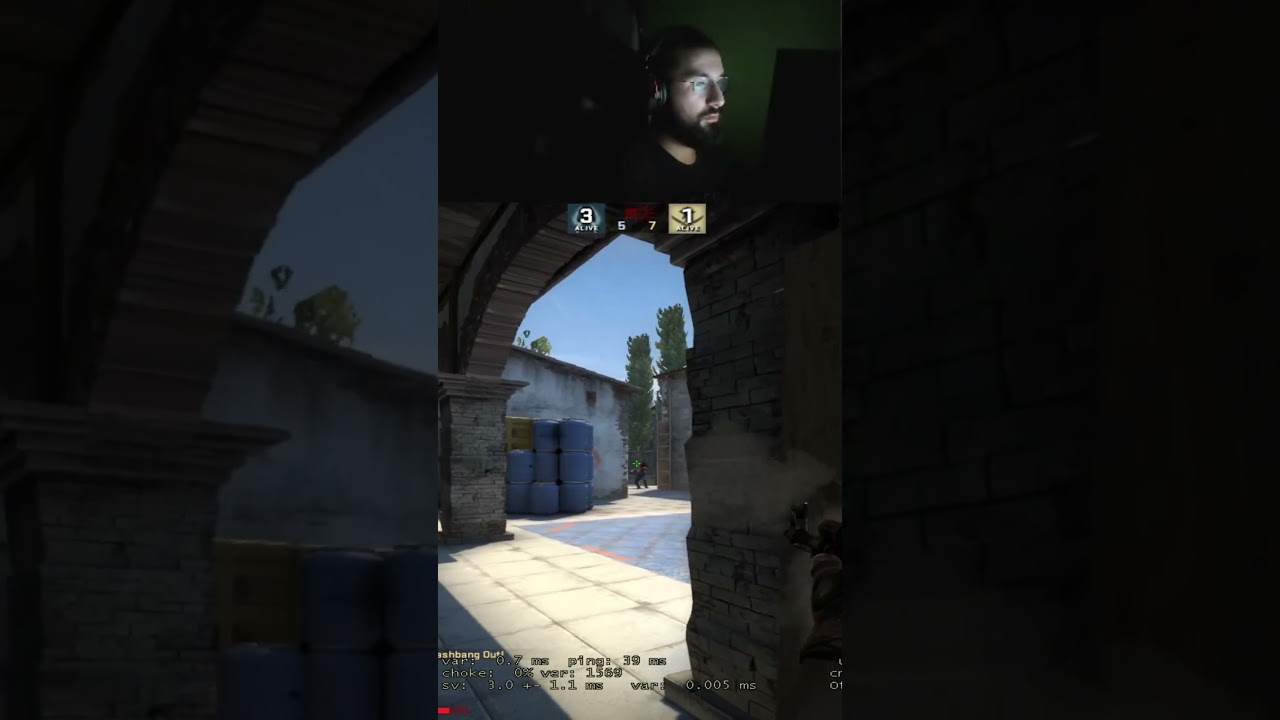 CSGO CLUTCH 1VS4 HSKING 