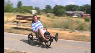 THE ECOCYCLE RECUMBENT TRIKE IN ACTION!