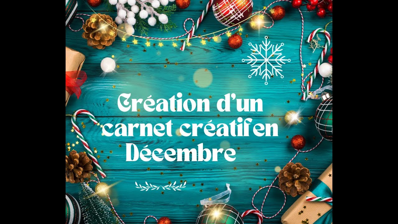 Création d'un Carnet de Noêl #caméléonscrap #noel #artjournal #junkjournal