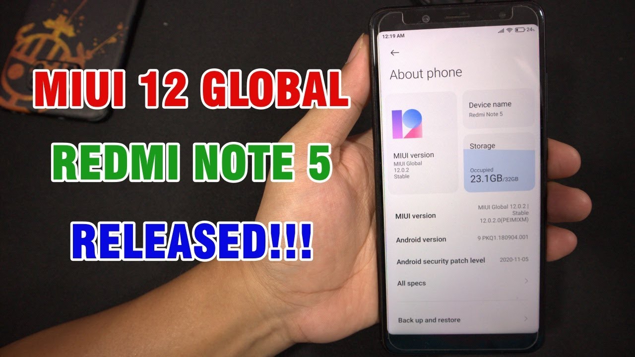 Gassss Update MIUI 12 Global Redmi Note 5 Resmi Dirilis Langsung Update  Sebelum Ilang - YouTube