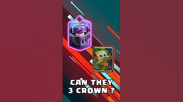 Can Evo Mega Knight and Dart Goblin 3 Crown ? #clashroyale