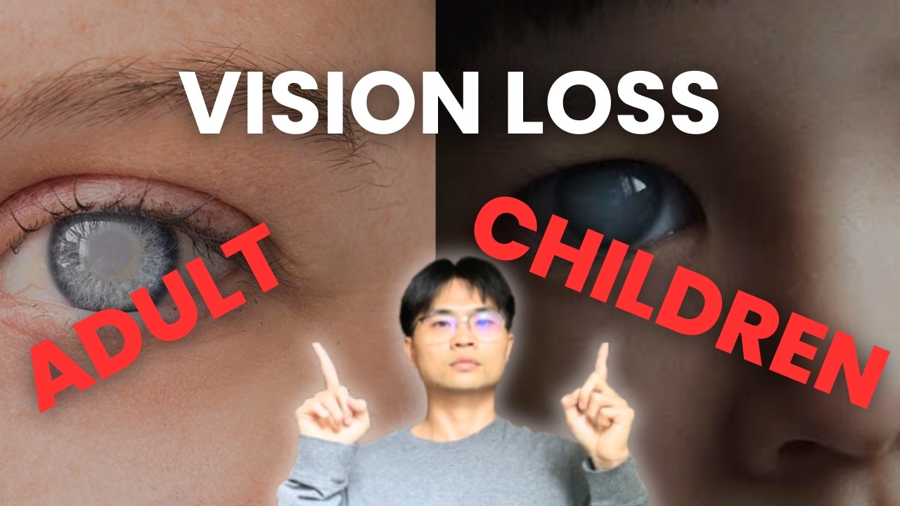 Children Losing Vision vs. Adults