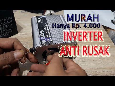 Jadi Kali Ini Kita Akan Membuat Rangkaian Listrik Gratis Dengan Menggunakan Aki , Inverter , & Charg. 