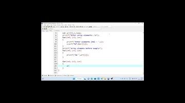 !! How to swap array first element to last elements using C language !! #shorts #viral #coding
