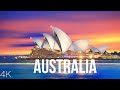 FLYING OVER AUSTRALIA  (4K UHD) Amazing Beautiful Nature Scenery with Relaxing Music