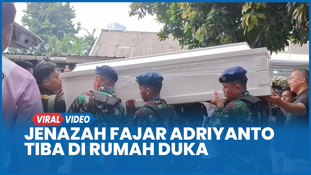 Jenazah Eks Kadispenau Marsma TNI Fajar Adriyanto Korban Kecelakaan Pesawat Disambut Tangis Duka