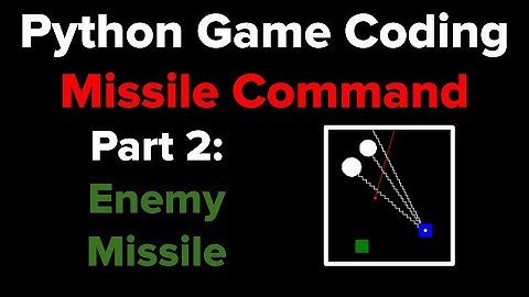 Python Game Programming Tutorial: Missile Command Part 2