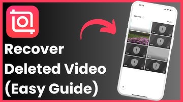 How To Recover InShot Deleted Video !