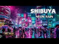 Tokyo Shibuya Rain Walk 4K HDR - Immersive Night Walking Tour & ASMR City Sounds (1 Hour) /雨の渋谷夜間街歩き
