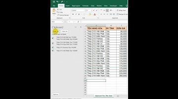 Excel tip: Khai thác bộ nhớ đệm (Clipboard) trong Copy dữ liệu thật nhanh chóng #shorts