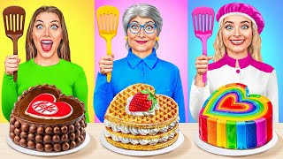 自分 vs おばあちゃんの料理チャレンジ | 素晴らしい料理のハック Multi DO Challenge