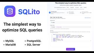 Optimize SQL queries without AI chat: paste a query, get recommendations, share with teammates