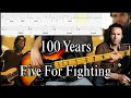Five For Fighting - 100 Years (Bass Cover Play Along)