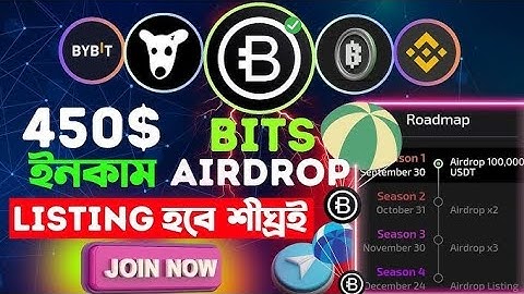 Bits Telegram Airdrop | Bits Airdrop Withdrawal | Bits Airdrop Listing Date #bitsairdrop