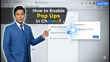 Enable Pop Ups in Chrome FAST and EASY