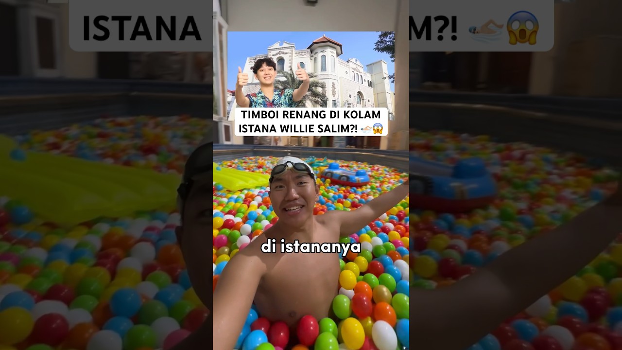BERENANG DI KOLAM RENANG ISTANA WILLIE SALIM?! TIMBOI DITANTANG 8M.. 🏊🏻‍♂️😱