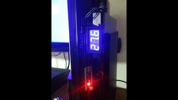 PS3 MOD FAN ARDUINO CONTROLLER WITH DISPLAY LED TEMPERATURE
