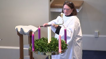 Fourth Sunday of Advent candle lighting, December 23. 2018