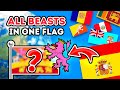 All Country Flags with Beasts in One Flag! Fun With Flags