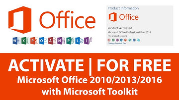 Hindi | Activate Microsoft Office 2010/2013/2016 with Microsoft Toolkit | For Free