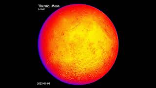 202301 Thermal Moon Animation False Color 2
