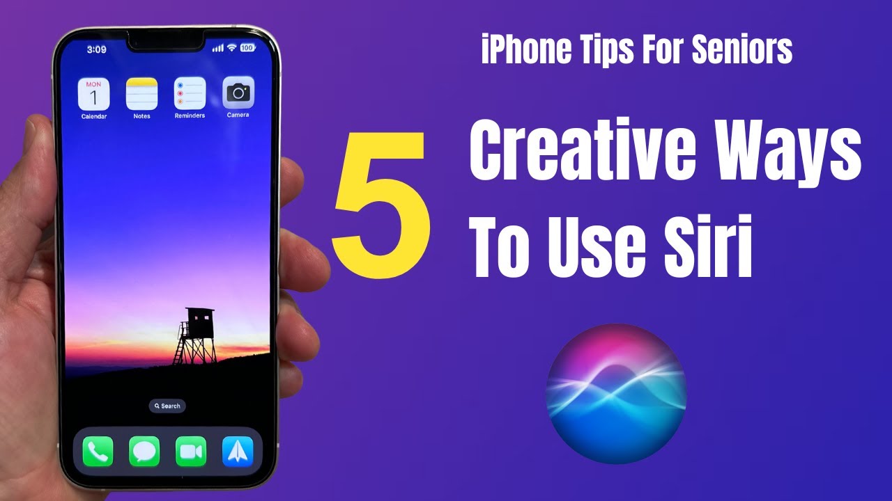 iPhone Tips for Seniors: 5 Creative Ways to Use Siri - YouTube