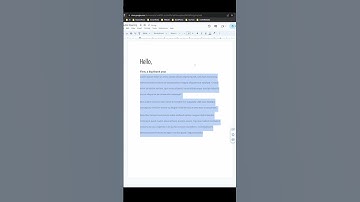 How to double space in google docs #shorts #googledocs