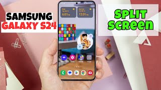 Split Screen Samsung Galaxy S24 || How to use multiple screens || Multiple screen settings