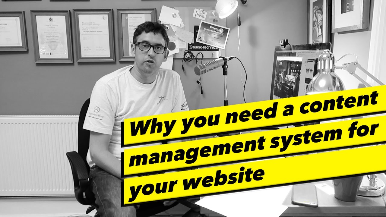 Why you need a content management system for your website