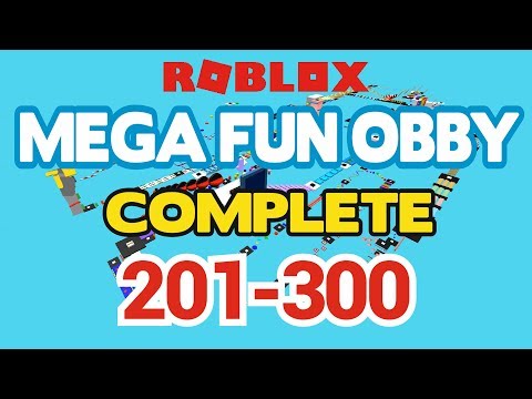 Roblox Mega Fun Obby Completed Stage 201 300 Walkthrough Youtube - 300 mega fun escape dantdm obby new roblox