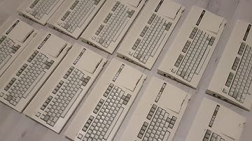 MEGA65 Pre-Series Assembly - 12 MEGA65s together (with bonus random animal noises)