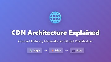 CDN Architecture Explained: How Content Delivery Networks Work | Distributed Systems Tutorial
