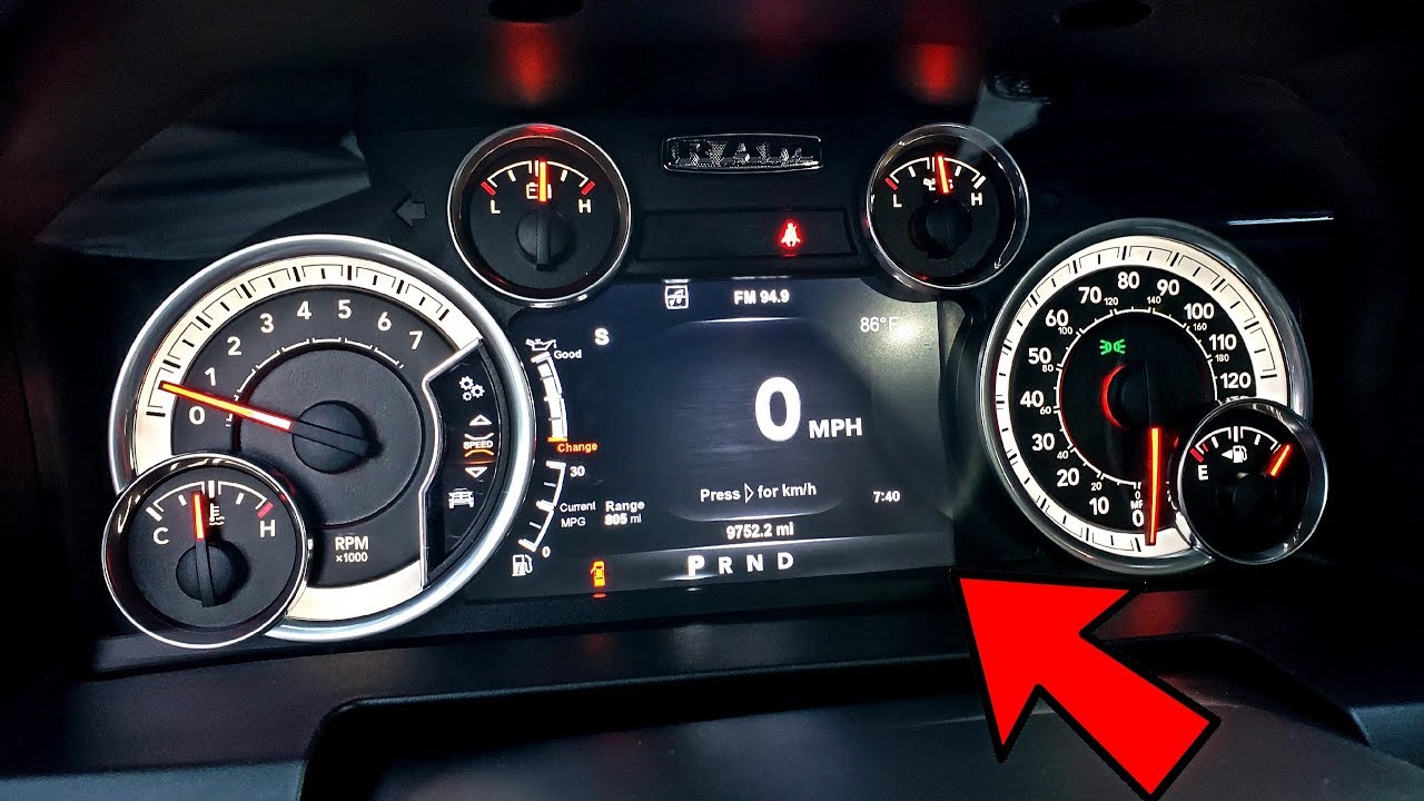 Amazing Cluster/Speedometer Upgrade For Any Ram 1500 [13-18]!