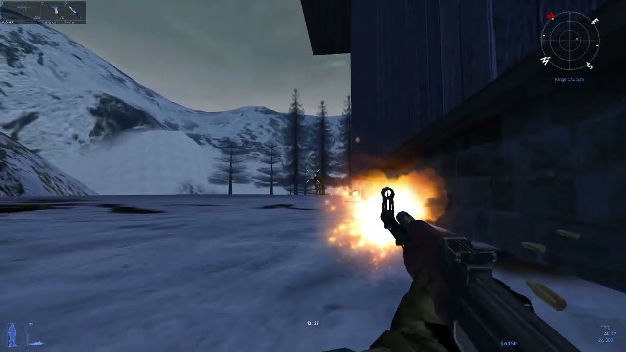 IGI 2 Multiplayer - 1v1 Gun Fight in The Weather Station