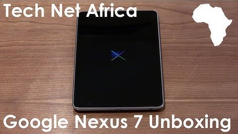 Asus Google Nexus 7 unboxing (First Look)