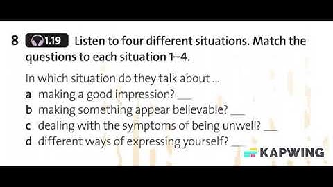 Solutions Upper-Intermediate 3rd edition - Unit 3A - ex. 4 (1.17)